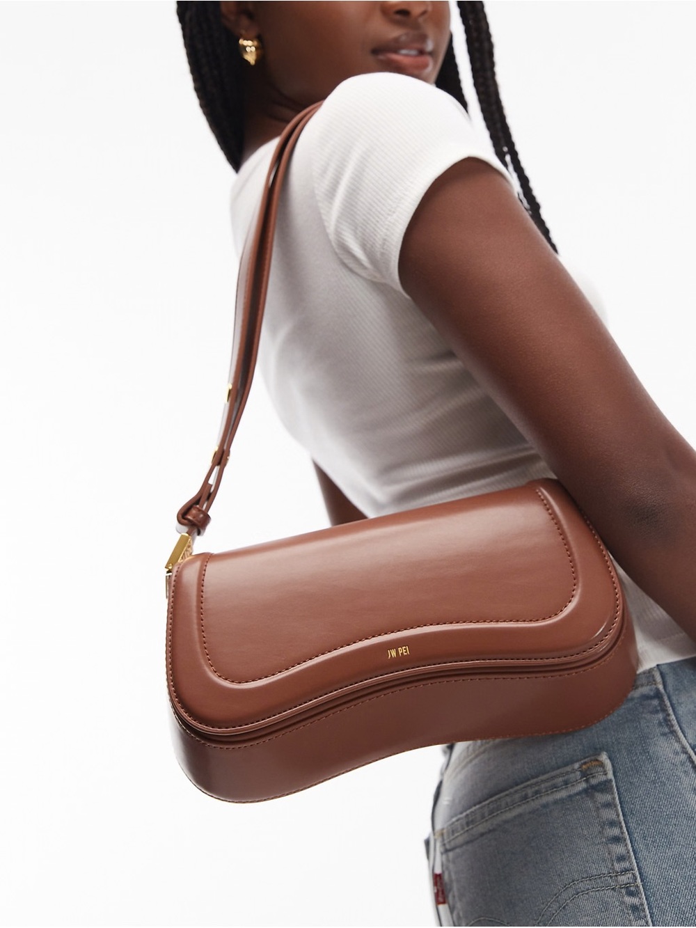 JW PEI Joy Shoulder Bag in Brown